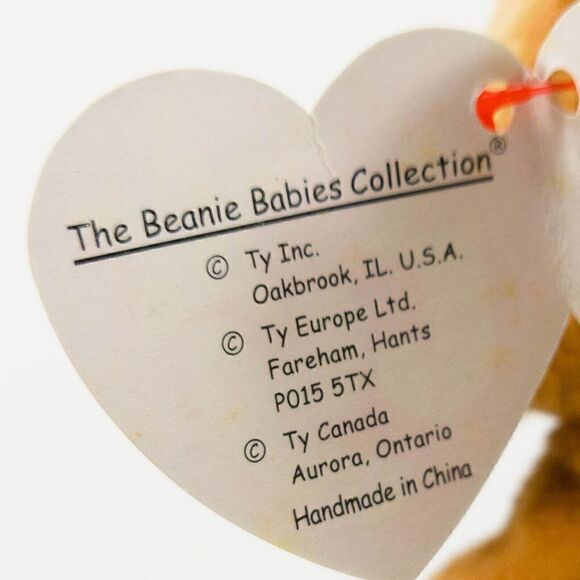 1995 Ty Beanie Baby Original Bongo The Monkey PVC pellet style 4067 - Picture 3 of 5